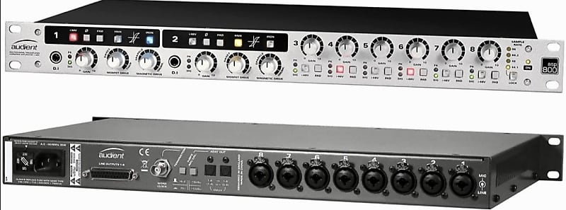 Audient ASP800 8-Channel Microphone Preamp/ADC image 1