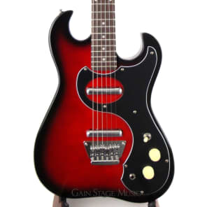 Jay Turser J-Tone Series 1457 Guitar Burgundy Finish image 2