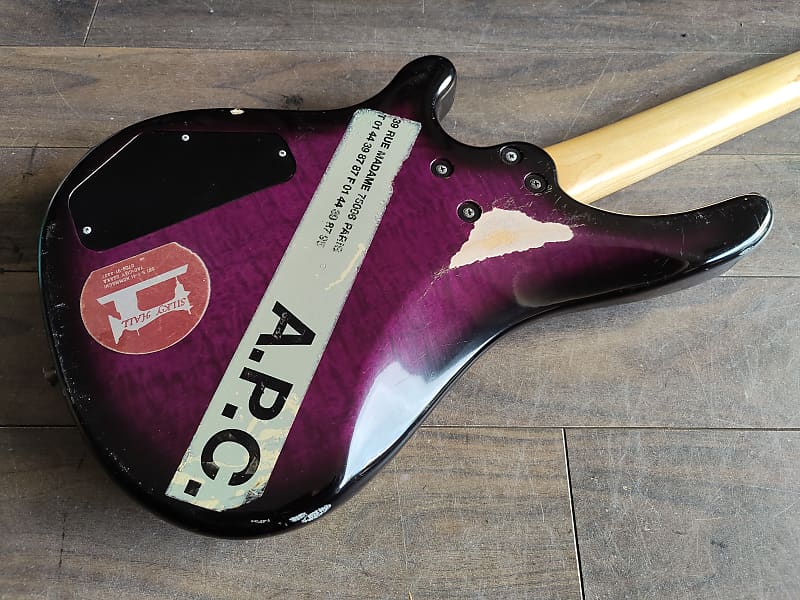 1990's Fernandes Japan FRB-40 PJ Revolver Bass (Purple | Reverb