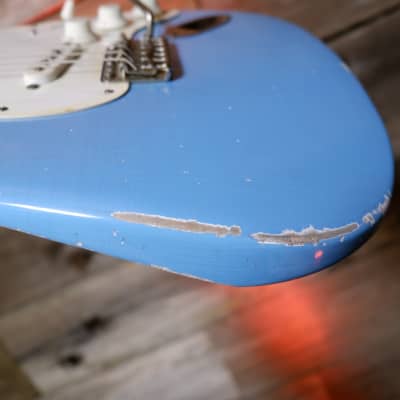 Keith Holland Customs S-ANS #1316 - Taos Turquoise Nitro with Hard Case image 25