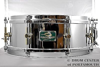 Canopus 'The Steel' Snare Drum 14x5 Second Line | Reverb