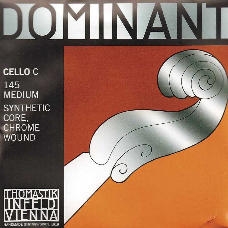 Thomastik Thomastik Dominant 4/4 Cello C String Medium  Chromesteel-Perlon image 1