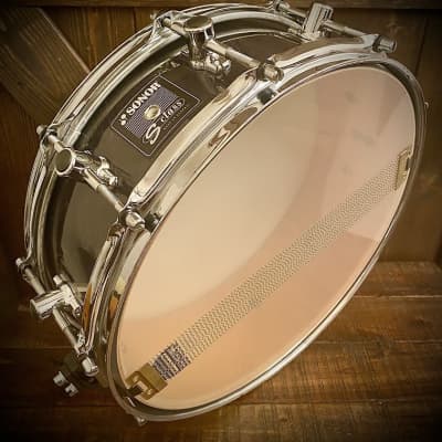 Sonor S-Class 14x5” Maple Snare Drum in Black Onyx Vertical Grain Lacquer Finish image 8