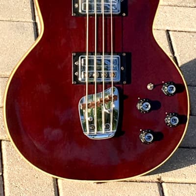 Guild M-85 II Bass  1971 See-thru Red image 1