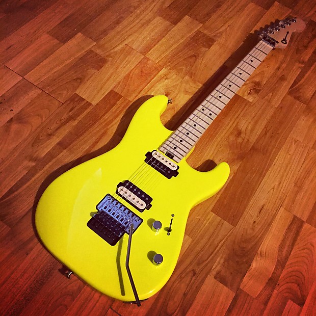 Charvel neon outlet yellow