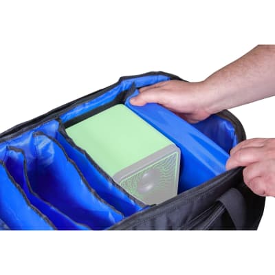 DJ Pro Audio Padded Multipurpose Accessories Cables Storage Transport Bag Case image 11