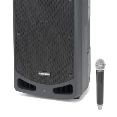 Samson Expedition XP312W-K 12" Portable PA Rechargeable Speaker w/Bluetooth+Mic image 1