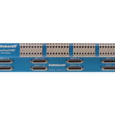 Switchcraft 6425 | DB25 64 Point TT Patchbay with EZ Normal Switches image 1