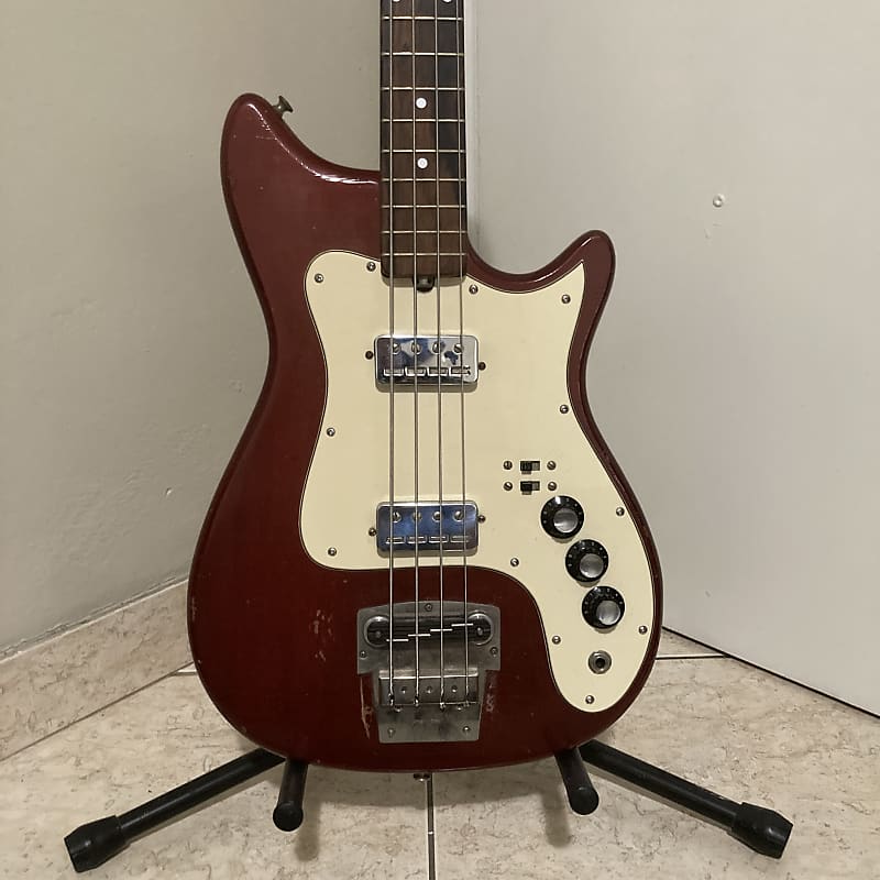 Kapa Continental Bass 1960s - Translucent Red image 1