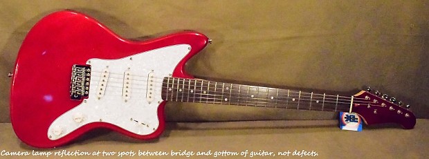 Jay Turser JT JG Vintage Series Electric Guitar Candy Apple Red Finish