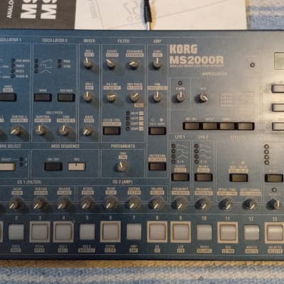 Korg MS2000R 2000s - Blue (w. Manual and adaptor)