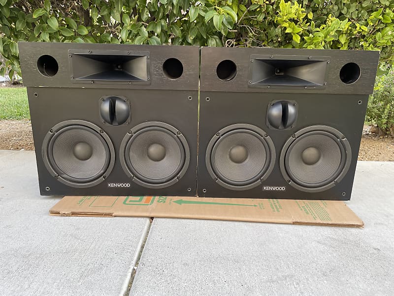 Vintage Kenwood MV5 Stereo Speakers Free Shipping 80s Reverb