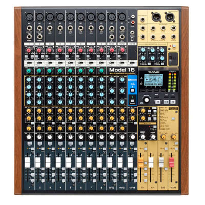 Tascam Model 16 16-Channel Compact All-in-One Integrated Studio Mixer image 2