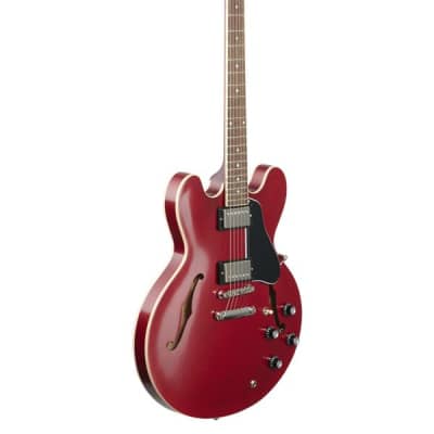 Gibson ES335 Dot Semi-Hollowbody Electric Guitar Satin Cherry with Case image 8