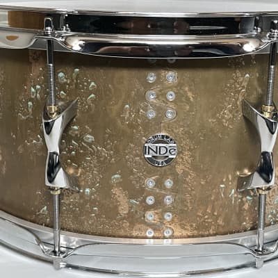 INDe Kalamazoo Series Oxidized Bronze 6.5X14 Snare Drum image 4