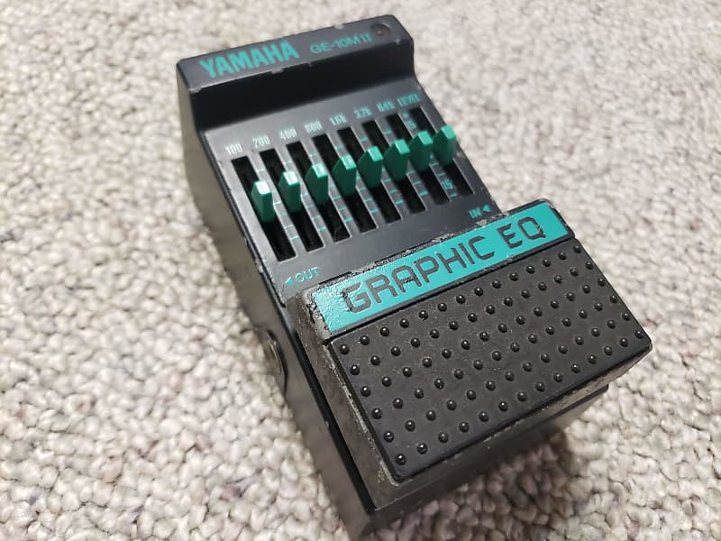 Yamaha GE-10M 7 Band Equalizer 1980's Vintage Guitar Pedal