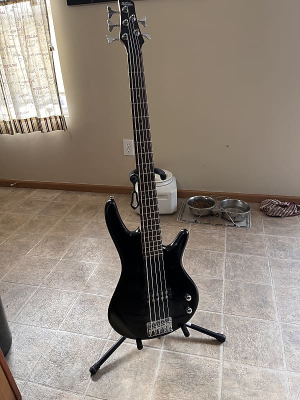 Ibanez GSR105EX 黒 5弦ベース Amazon.com: Ibanez Gio SR 5 String Electric Bass - Black : Musical