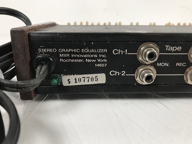 ギター MXR 114 2ch EQ 10band made in USA ギター MXR 114 2ch EQ 10band made in USA Vintage MXR 114