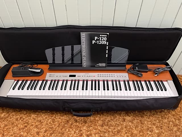 Yamaha P-120 weighted 88 note digital piano image 1