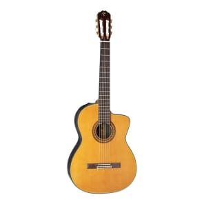 Takamine TC132SC Classical Series Acoustic/Electric Nylon String Guitar with Cutaway