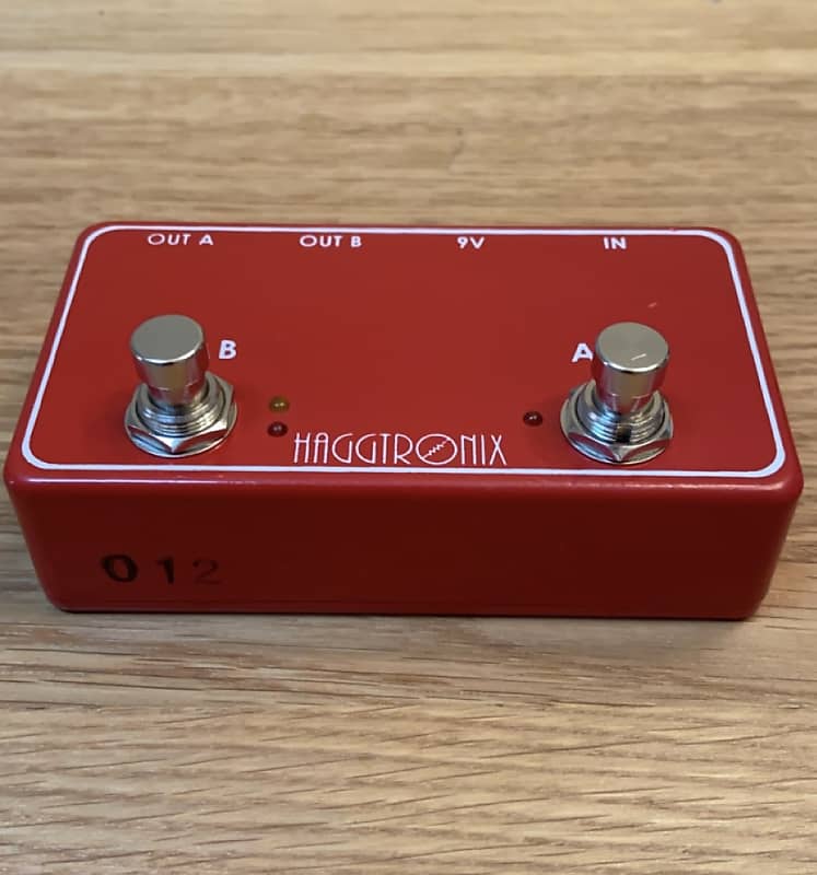 Haggtronix A/B/Y Pedal Late 2010’s Red Reverb