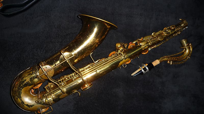 VINTAGE 1936 Conn Naked Lady 10M Tenor Saxophone - Professionally