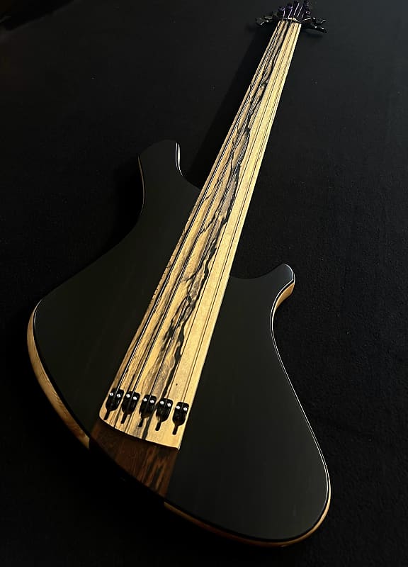 MG Bass NEW Infinity Ghost fretless 5 strings Piezo pickup Reverb