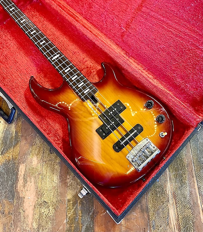 Yamaha BB-2000 broad bass guitar c 1980 Sunburst original vintage