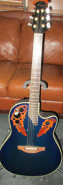 Ovation Celebrity CDX 44 2010 Blue | Reverb
