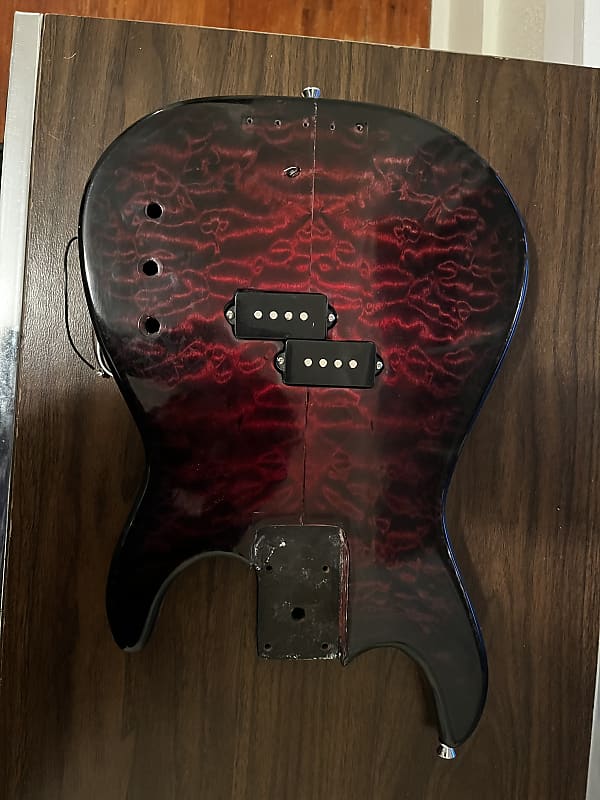 Unbranded short scale bass body Reverb