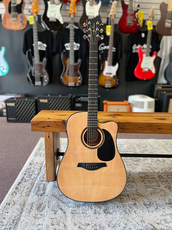 Jay Turser Dreadnought Cutaway Acoustic Guitar With Eq Reverb 5731