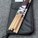 Set of 3 Vic Firth 5AN American Classic Drum Sticks with Universal Percussion Stick Bag (UH-615)
