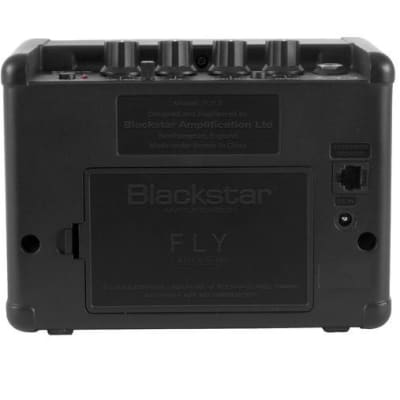 Blackstar FLY3 3 Watt Battery Powered Guitar Amp with Straight-to-Right Angle Guitar Cable - Portable Mini Amplifier with Headphone Output and MP3/Line-In Jack image 6