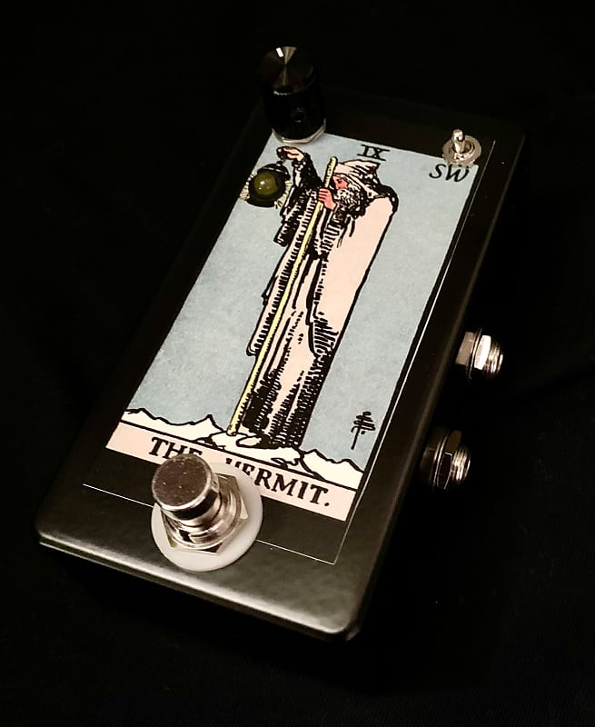 Saturnworks True Bypass Active Black Blender Looper Guitar / Bass Pedal with a Soft Click Switch, Switchcraft USA Jacks, and a Hermit Design - Handcrafted in California image 1