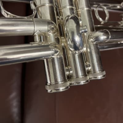 Getzen Eterna 700S Bb Trumpet SN P-13689 (Silver plated) image 20