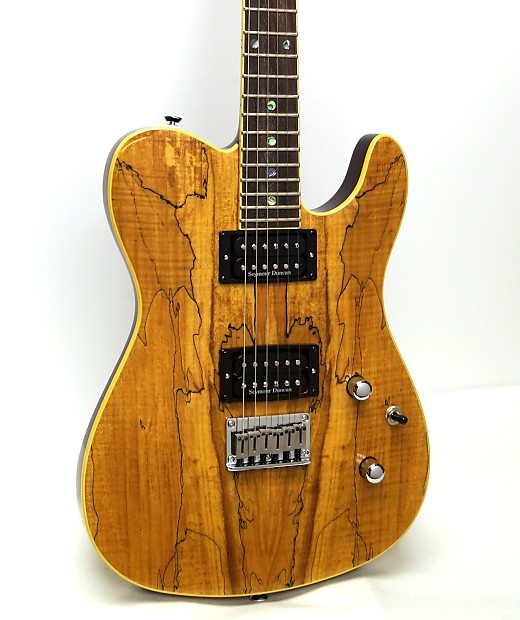 Fender Special Edition Custom Telecaster Spalted Maple HH Electric Guitar