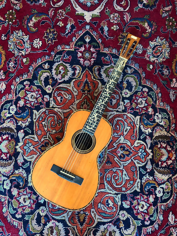 Vintage 1896 C. Bruno & Son "The Vernon" Parlor Guitar Tree Reverb