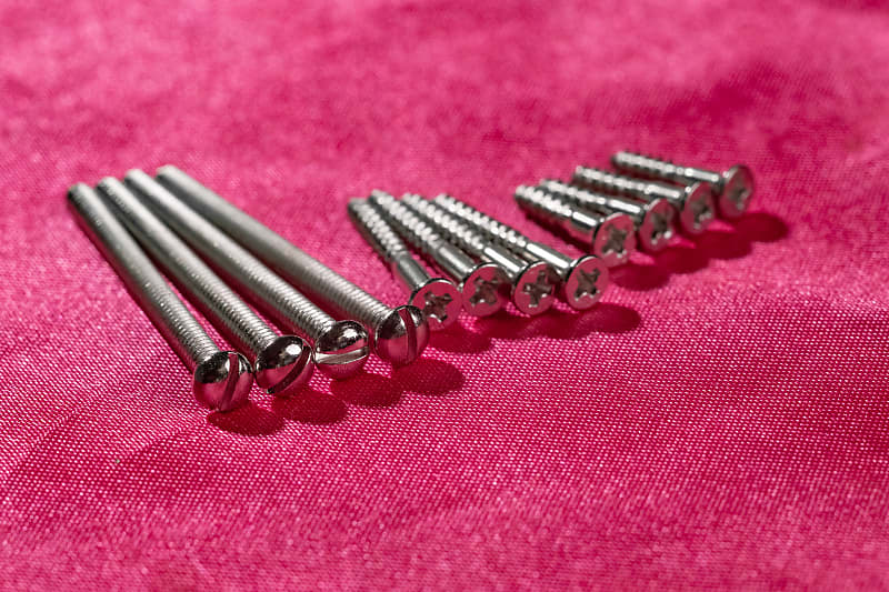 Vintage Spec Humbucker Ring Mounting & Height Screw Set NOS Reverb