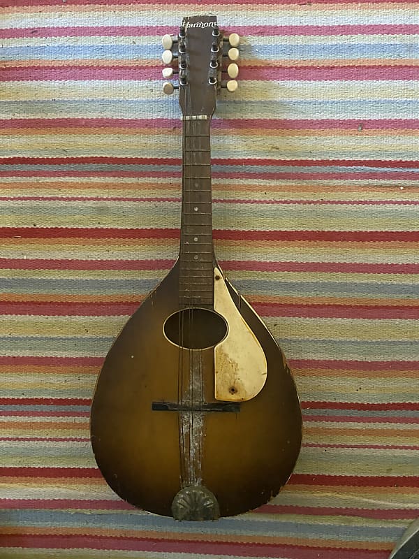 Vintage Harmony Mandolin (for parts) Reverb