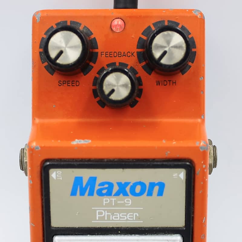 Maxon PT-9 Phaser No Battery Cover Made in Japan Vintage Guitar Effect  Pedal 274343