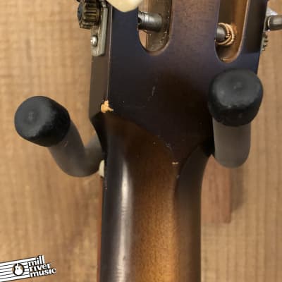 Dobro Deluxe Wood Body Resonator Acoustic Guitar Sunburst 1993 w/ HSC image 17