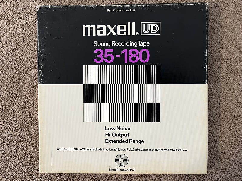 Maxell UD Early Gen Reel to Reel Tape, SP, 7″ Reel, 1200 ft - Reel to Reel  Warehouse