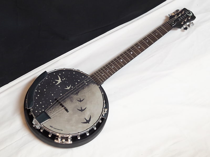 LUNA Moonbird Bluegrass RESONATOR 6-string electric BANJITAR Banjo GUITAR new image 1