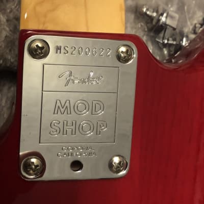 Fender Jaguar Mod Shop  2021  - Beautiful Crimson Red - Rosewood fingerboard on maple with binding image 7