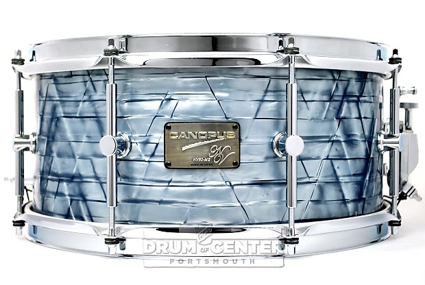 Canopus Neo Vintage M2 Snare Drum 14x6.5 Sky Blue Pearl