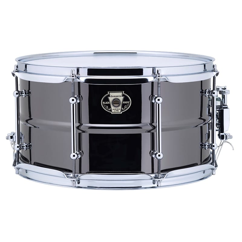 Ludwig LW0713C Black Magic 7x13" Brass Snare Drum with Chrome Hardware image 1
