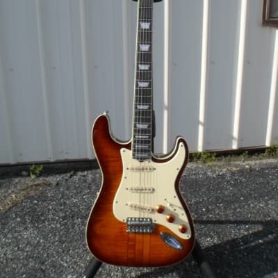 Hamiltone Curly Maple Neck Through NT / ST  Guitar for sale