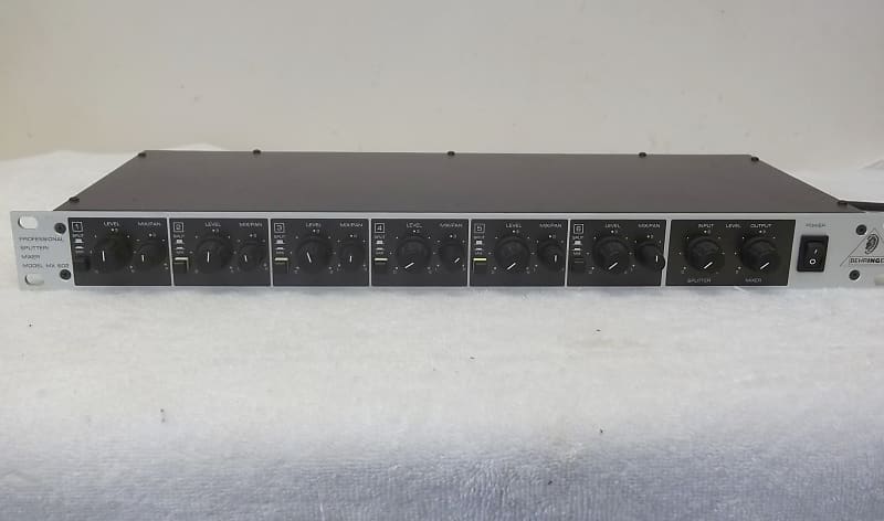Behringer splitter/mixer mx 602 - Grey / Black | Reverb