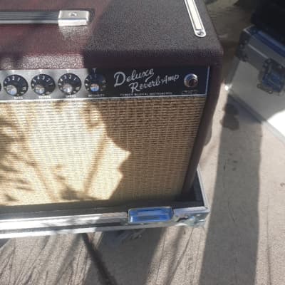 Fender Deluxe Reverb 1×12 Combo - Wine Red image 7