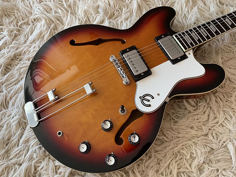 1994 Epiphone Riviera Vintage Cherry Sunburst Electric